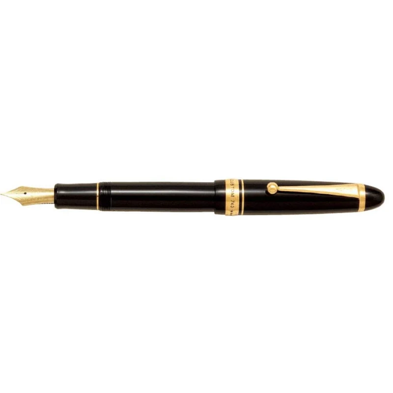 Pilot Custom 743 Medium Point Black Fountain Pen - Fkk3000Rbm Model