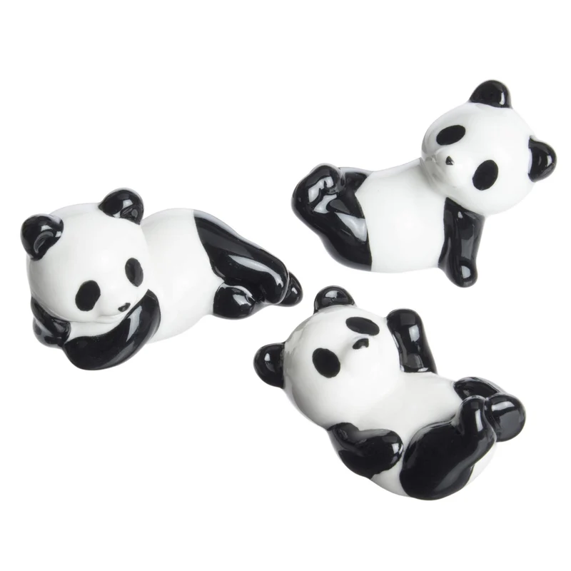 Sun Art Cute Panda Everyday Panda Chopstick Rest Set Of 3 Japan San2021
