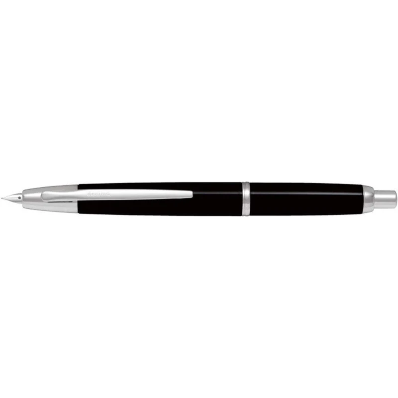 Pilot Decimo Capless Fine Point Black Fountain Pen - FCT-15SR-BF Series