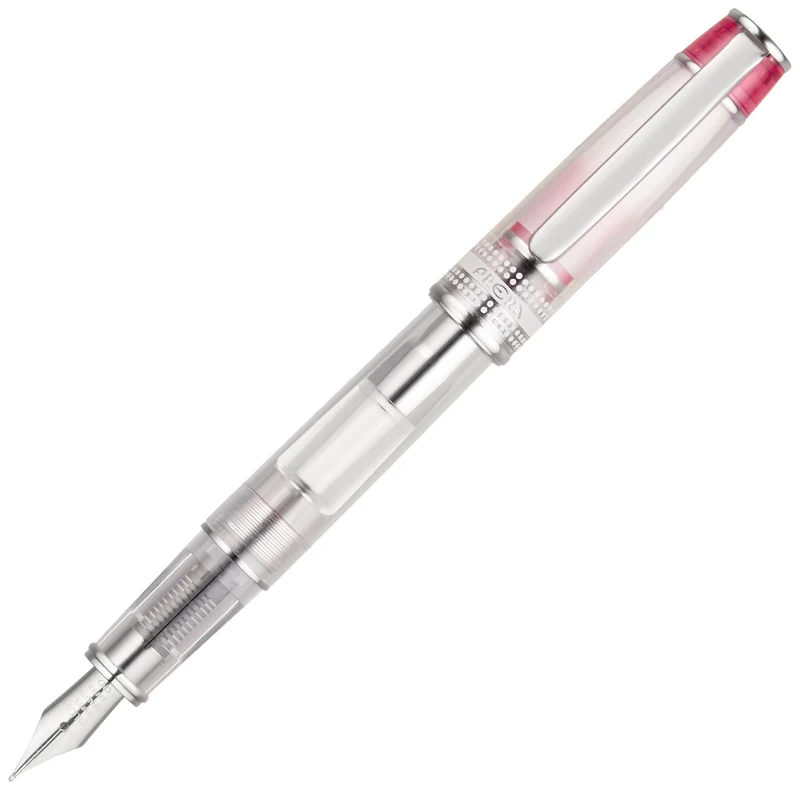 Pilot Prilla Iro-Ai Red Transparent Medium Point Fountain Pen Fprn-350R-Trm