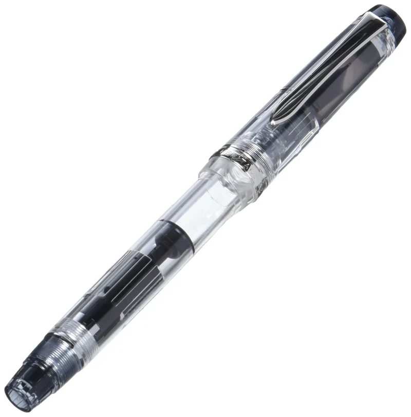 Pilot Custom Heritage 92 Clear Body Fountain Pen with Medium Nib