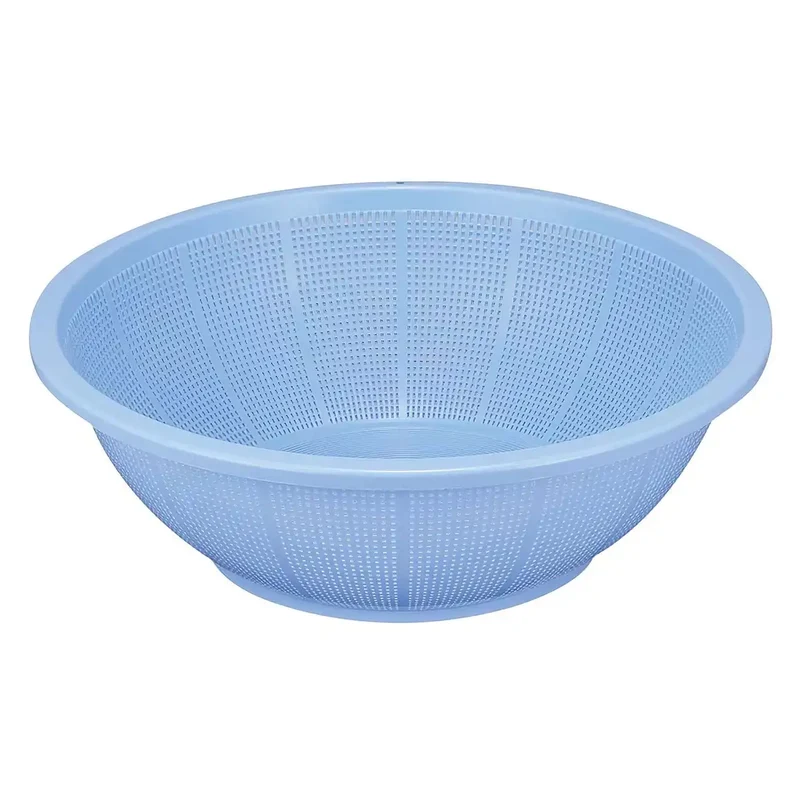 Shinkigosei Plastic Shallow Strainer Yellow