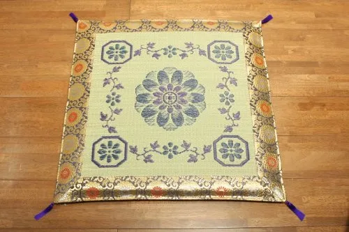 Ikehiko Corporation Rush Altar Gozenzabuton 70X70Cm Japan #3109279 Natural
