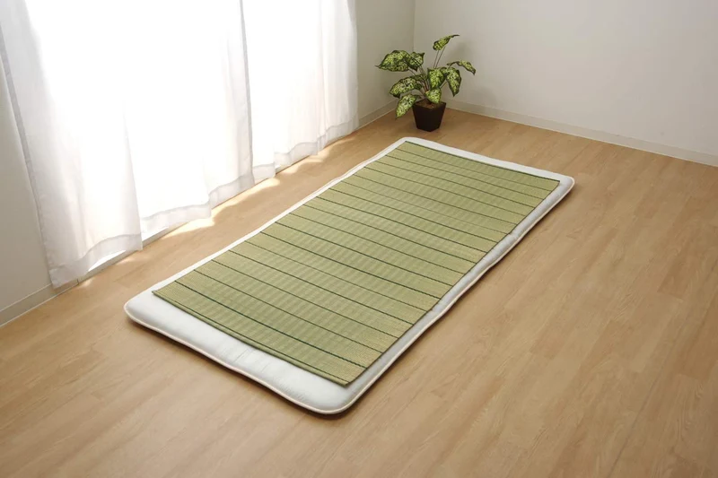 Ikehiko Corporation Hazuki Single Green Bed Pad 88X180Cm #7418959