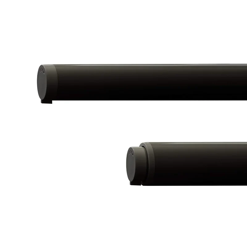 Moritaalumi Industry Indoor Clothesline Simple Laundry Bar Sen Japan Stretchable 1.28M-2.3M Max Load 10Kg Black