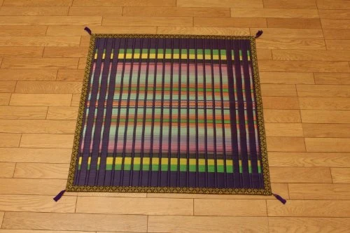 Ikehiko Igusa Japanese Buddhist Altar Gozen Mat 88X88Cm #3109039