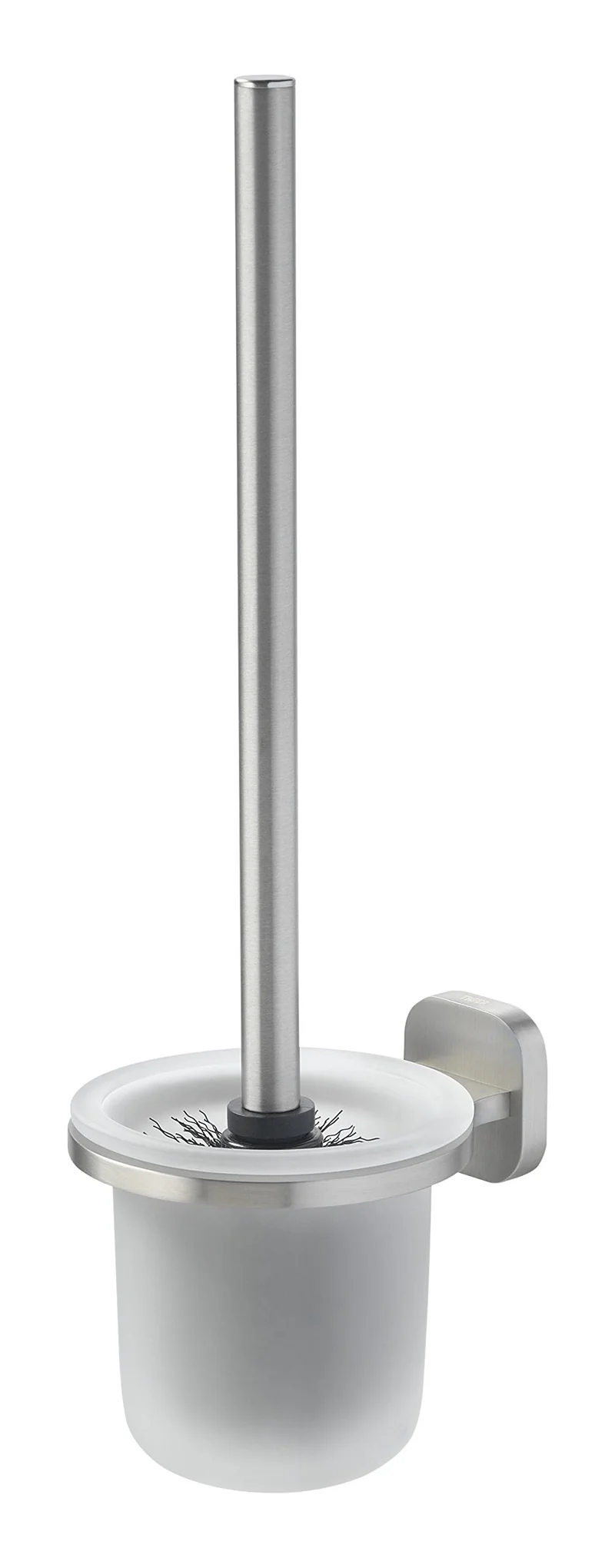 Tiger Ramos Glass & Stainless Steel Toilet Brush & Holder -