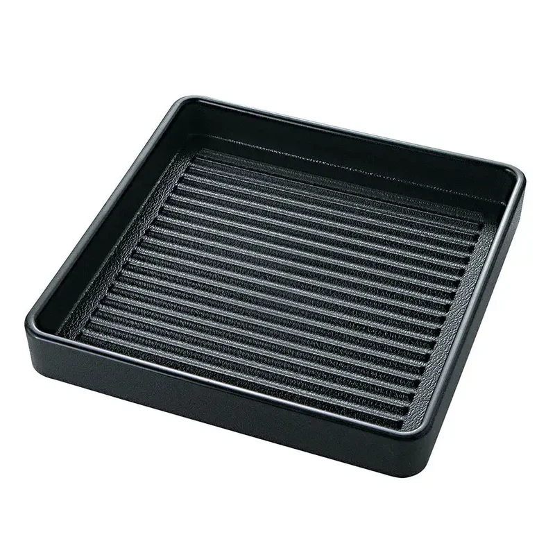 Fukui Craft Square Meat Plate 16㎝ - Black