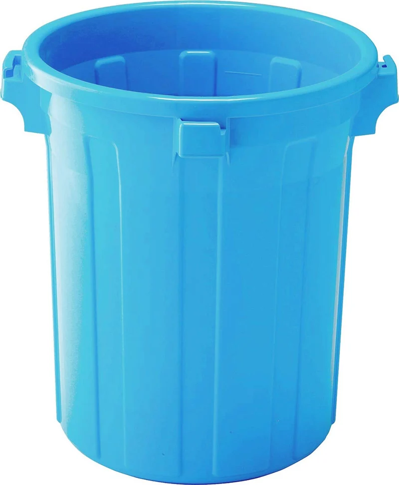 Squirrel 38L Blue Durable Trash Can Gk Container 35