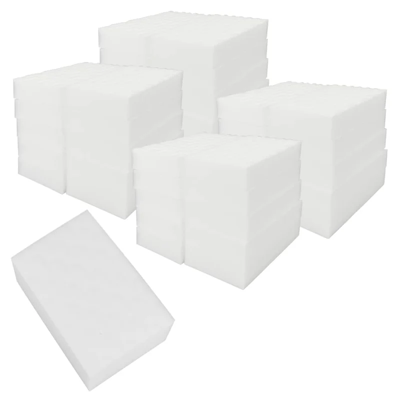 Larimar Melamine Sponge Cleaner | 2X Compressed Cuttable | Removes Dirt & Limescale | 10X6X2Cm (40 Pieces) |