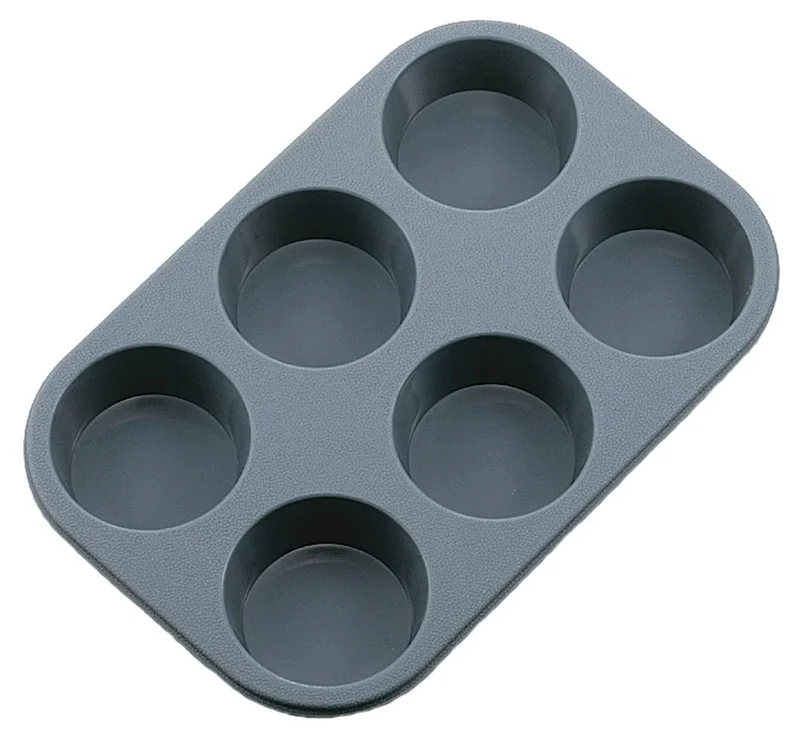 Sato Kinzoku Kogyo Muffin Type Silicone 6Pcs