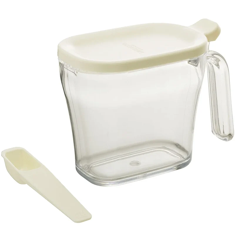 Squirrel 440Ml Slim White Cookpot Seasoning Container - Sugar Salt
